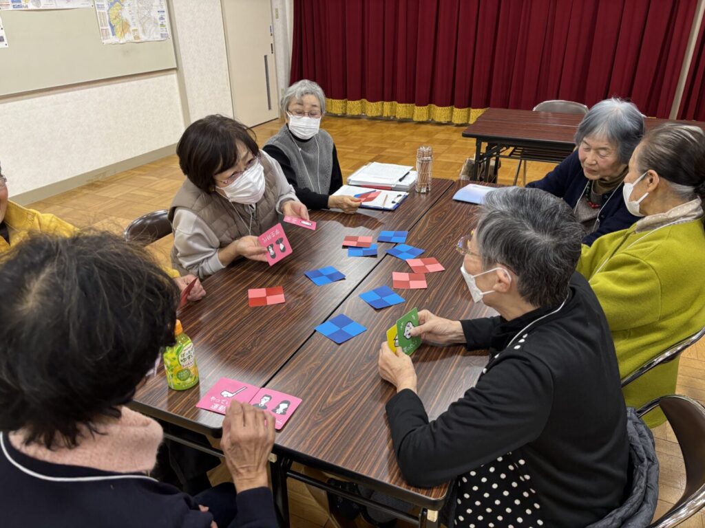 ホームタウン活動　認知症予防(懐話ふだ)